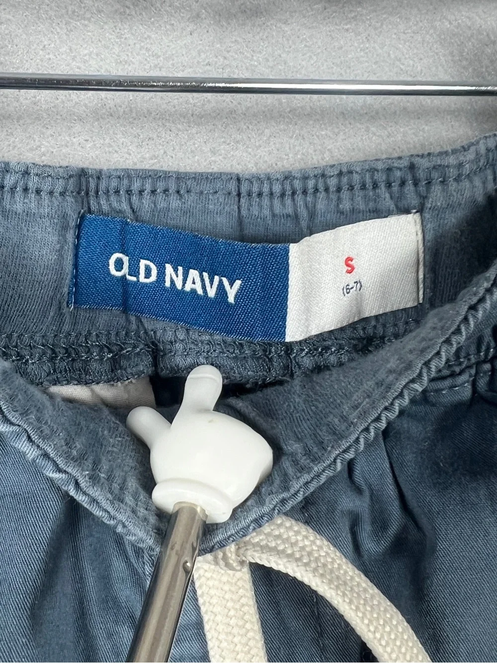 Old Navy Boys Pull-On Shorts Size S 6-7 Blue Cotton Elastic Waist